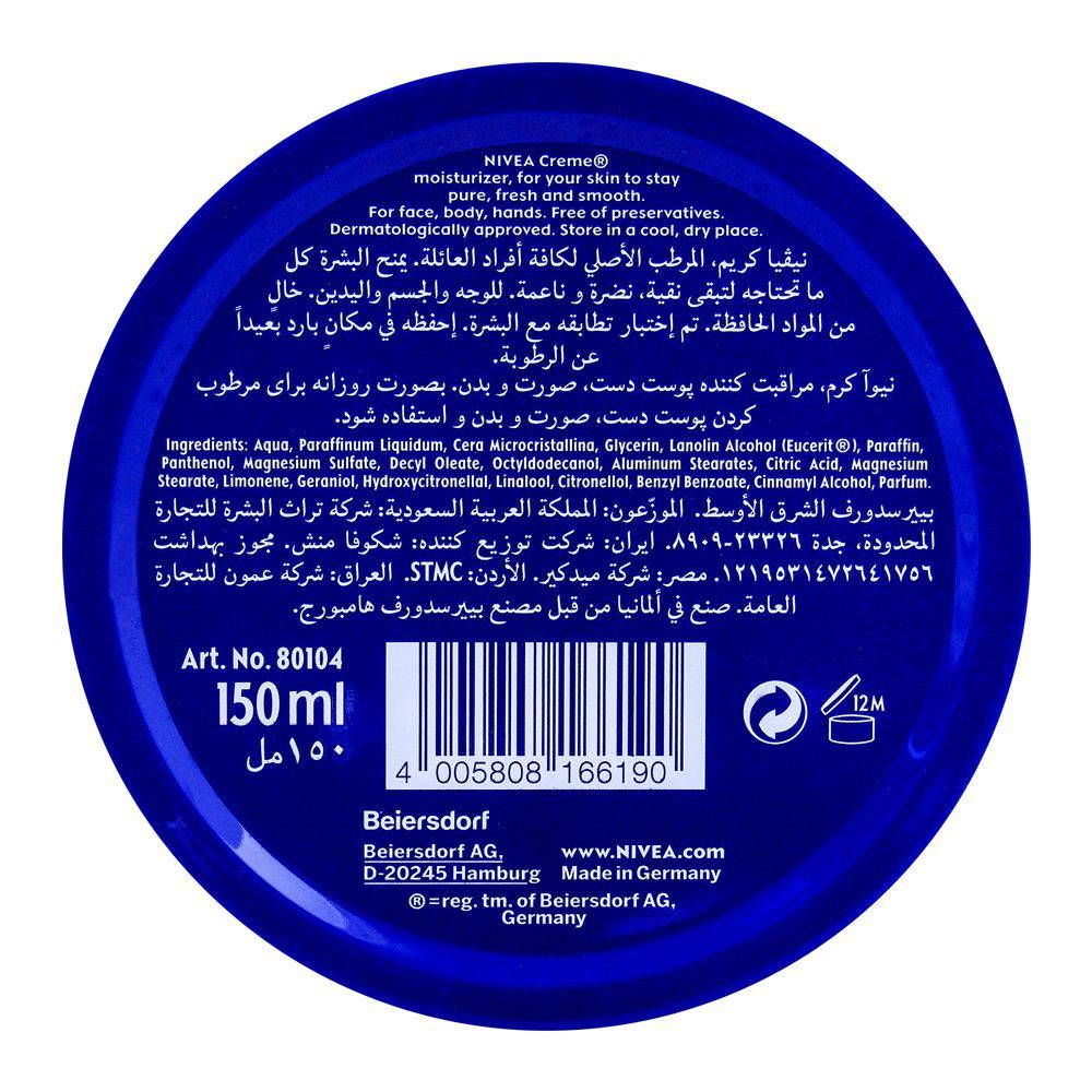 Nivea Tin Cream (Germany)